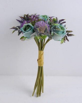 Artificial Flower 20*24*32CM Rose Bush*12 GS-128J19018-B1