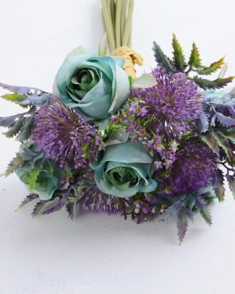 Artificial Flower 20*24*32CM Rose Bush*12 GS-128J19018-B1