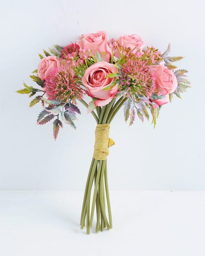 Artificial Flower 20*24*32CM Rose Bush*12 GS-128J19018-P1