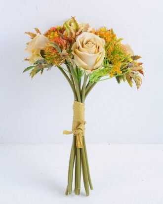 Artificial Flower 20*24*32CM Rose Bush*12 GS-128J19018-Y1