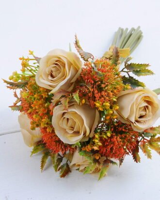 Artificial Flower 20*24*32CM Rose Bush*12 GS-128J19018-Y1