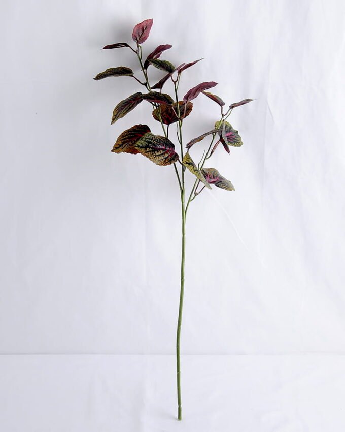 Artificial Flower 21*18*66cm perilla leaf spray*3/LVS GS-29819007