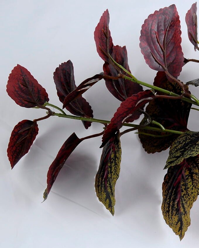 Artificial Flower 21*18*66cm perilla leaf spray*3/LVS GS-29819007