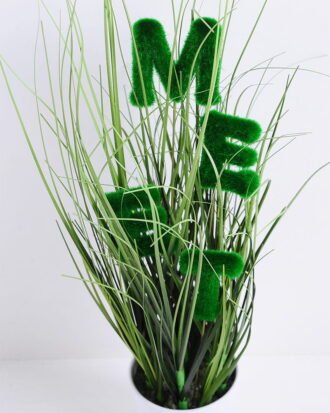 Artificial Plant 19*22*40CM Grass In Plastic Pot GS-38919020