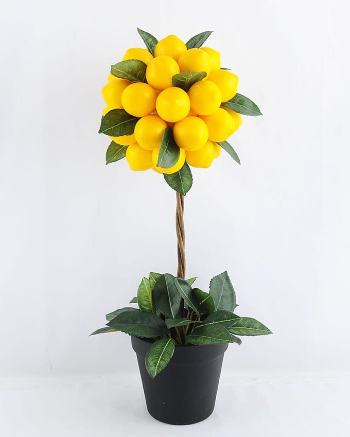Artificial Tree 22*21*51cm Lemon tree in plastic pot GS-03919035