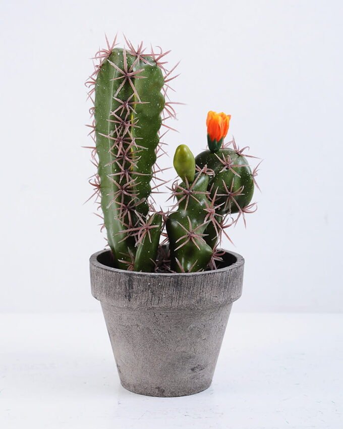 Artificial succulent 9.5*9.5*20CM Cactus In Paper Pot GS-38919025