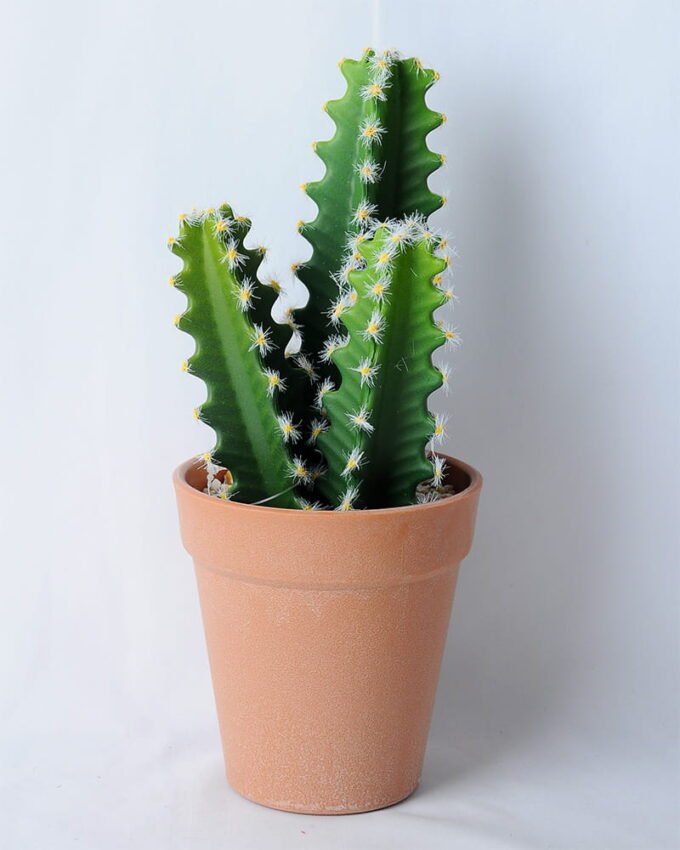 Artificial succulent 9.5*9.5*22CM Cactus in plastic pot GS-45219144