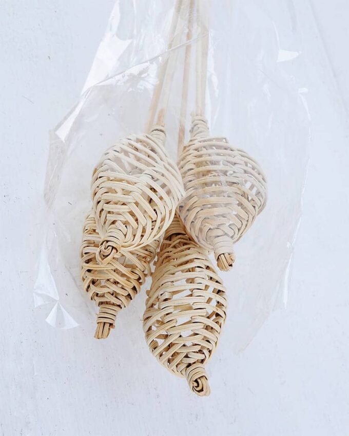 Dried Flowers 10*68CM Rattan weaving bush*5 GS-56619029