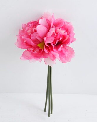Artificial Flower 30cm  Peony bunch*3 GS-0690239-R2