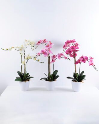 Artificial Flower 3D ORCHID SPRAY X3 IN POT GS-09819062CONTI