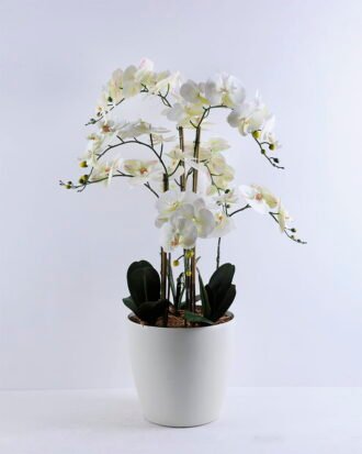Artificial Flower 93CM 3D ORCHID SPRAY X 7 IN POT GS-09819061CONTI-W1