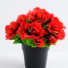 Artificial Flower 18*18*18CM Azalea in plastic pot GS-05520004