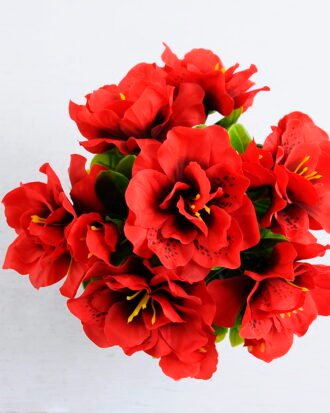 Artificial Flower 18*18*18CM Azalea in plastic pot GS-05520004