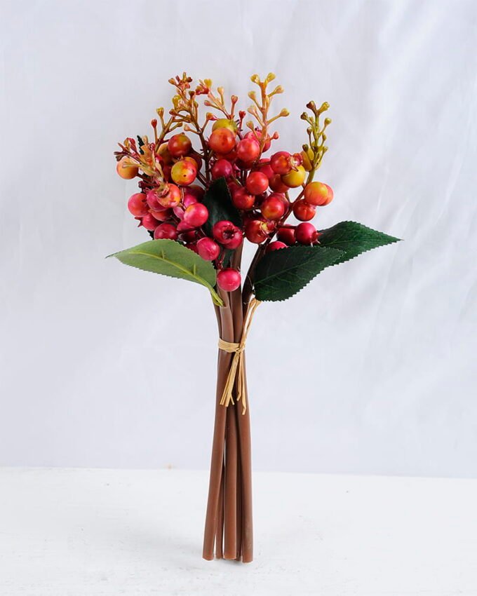 Artificial Flower 18*30CM Barry Bouquet*6 GS-54219004-R2
