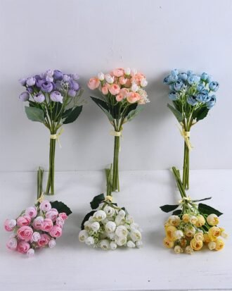 Artificial Flower 14*30CM Camellia Rose Bush*28 GS-36619074