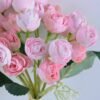 Artificial Flower 15*30CM Camellia Rose Bush*28 GS-36619075-P2