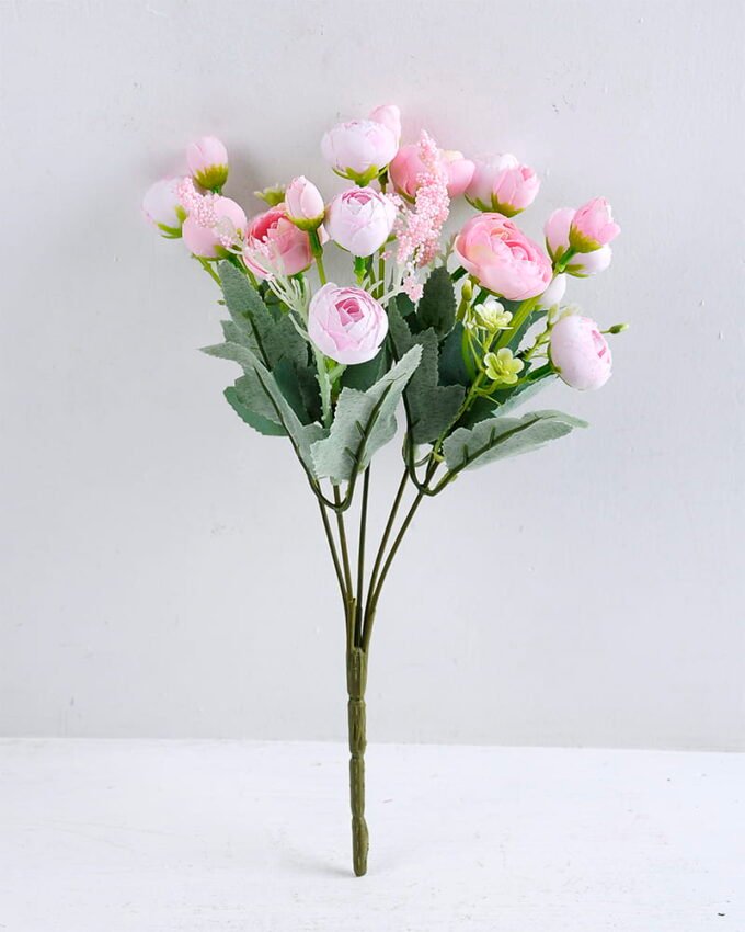 Artificial Flower 14*15*30CM Camellia rose bush*20 GS-51819014-P1