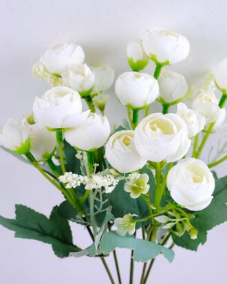 Artificial Flower 14*15*30CM Camellia rose bush*20 GS-51819014-W1