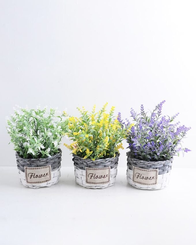 Artificial Flower 24*24*26cm Lavender in Basket GS-03319343