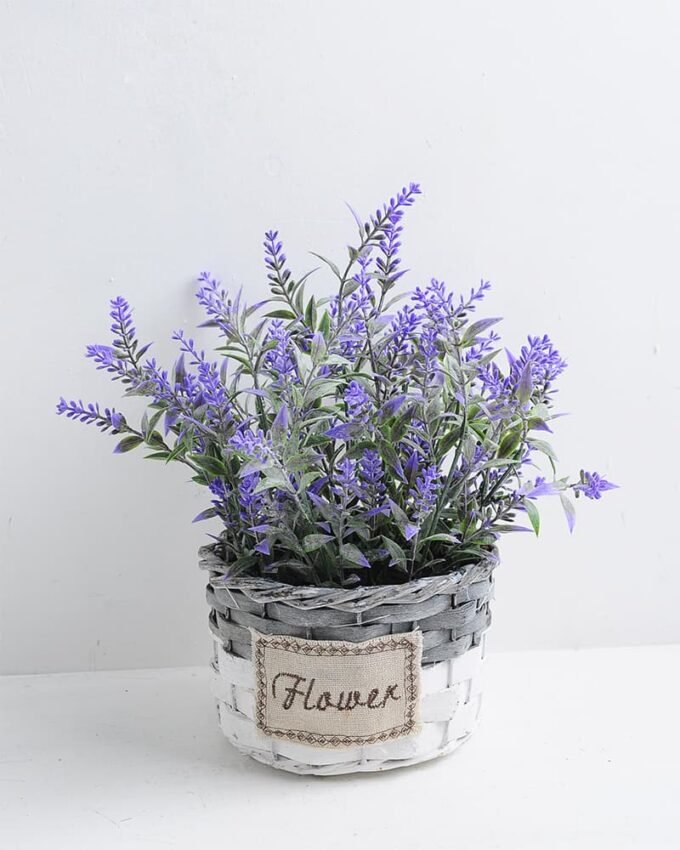 Artificial Flower 24*24*26cm Lavender in Basket GS-03319343