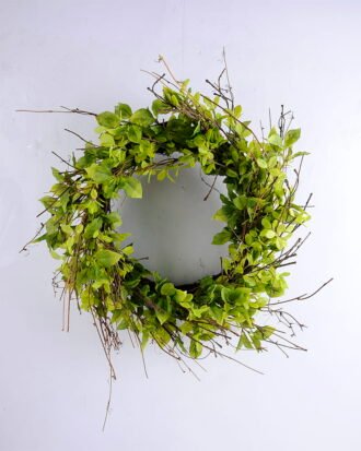 Artificial Flower 65*20CM Leaves Wreath GS-51919004 WREATH YeahFlower is one of Chinese leading OEM manufacturers and exporters , supplying the silk flowers, wholesale artificial trees Artificial Flower 65*20CM Leaves Wreath GS-51919004