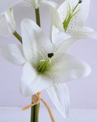 Artificial Flower 20*33cm Lily Bouquet*4 GS-09819054-W1