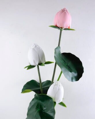 Artificial Flower Lotus in pot with roots GS-17719021