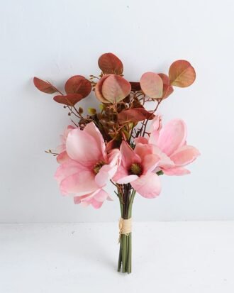 Artificial Flower 20*38cm Magnolia plumeria bouquet GS-28219025-P1