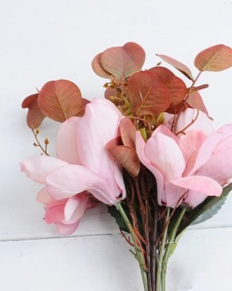 Artificial Flower 20*38cm Magnolia plumeria bouquet GS-28219025-P1