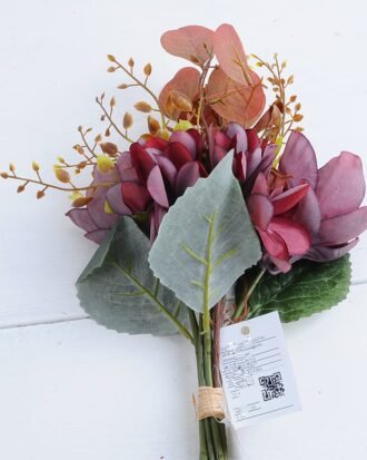 Artificial Flower 20*38cm Magnolia plumeria bouquet GS-28219025-R1