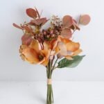 Artificial Flower 20*38cm Magnolia plumeria bouquet GS-28219025-Y1