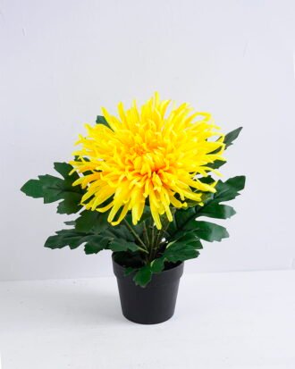Artificial Flower 25*20*27CM Mum in plastic pot GS-05520006