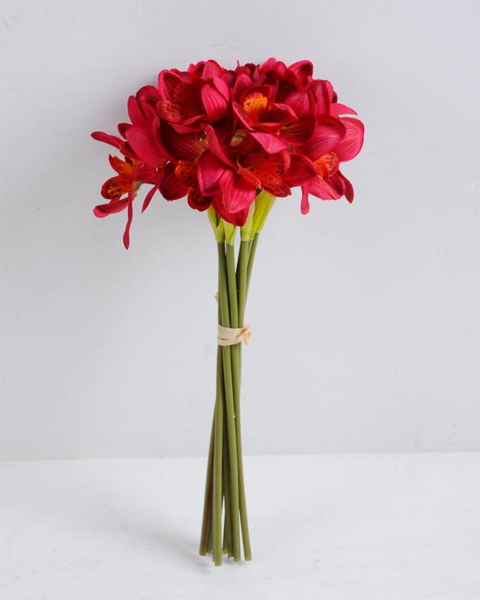 Artificial Flower 14*28cm Orchid bouquet*9 GS-12819013-R1