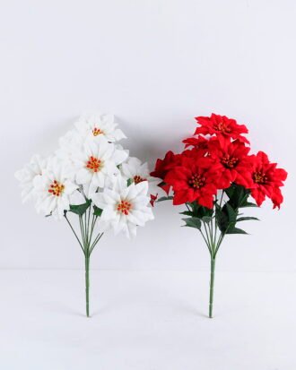 Artificial Flower 30*40cm Poinsettia BUNCH*9 GS-57519031CONTI