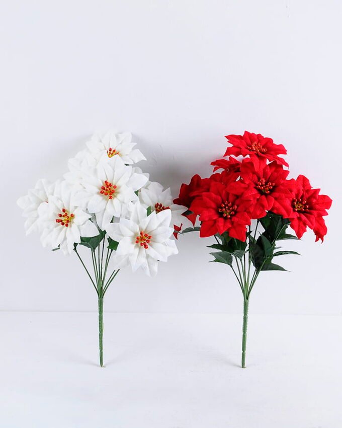 Artificial Flower 30*40cm Poinsettia BUNCH*9 GS-57519031CONTI