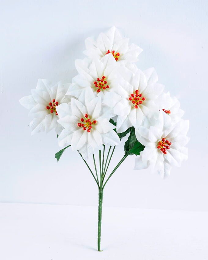 Artificial Flower 30*40cm Poinsettia BUNCH*9 GS-57519031CONTI