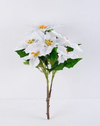 Artificial Flower 40*49cm Poinsettia Bush*7 GS-37319111-W1