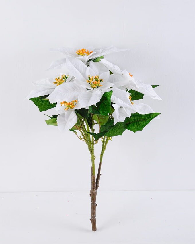 Artificial Flower 40*49cm Poinsettia Bush*7 GS-37319111-W1
