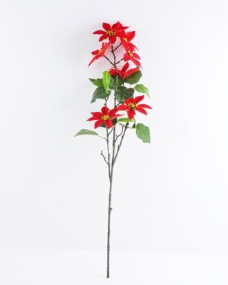 Artificial Flower 25*95CM  Poinsettia Spary*7 GS-31219015-R1