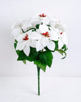 Artificial Flower 21*31CM Poinsettia Spary*7 GS-51919008 Christmas Item YeahFlower is one of Chinese leading OEM manufacturers and exporters , supplying the silk flowers, wholesale artificial trees Artificial Flower 21*31CM Poinsettia Spary*7 GS-51919008