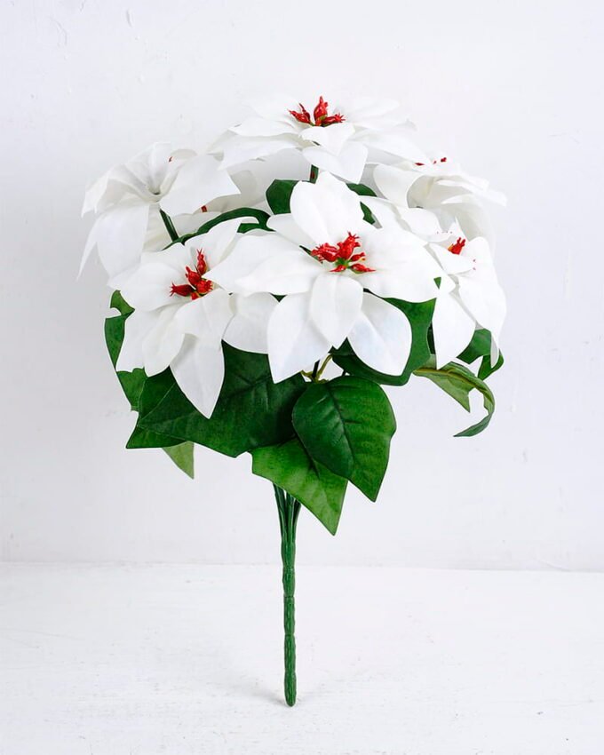 Artificial Flower 21*31CM Poinsettia Spary*7 GS-51919008 1 Artificial Flower 21*31CM Poinsettia Spary*7 GS-51919008
