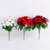 Artificial Flower 21*31CM Poinsettia Spary*7 GS-51919008 2 Artificial Flower 21*31CM Poinsettia Spary*7 GS-51919008
