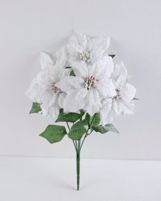 Artificial Flower 26*47CM Poinsettia bush*5 GS-57519004CONTI-W1