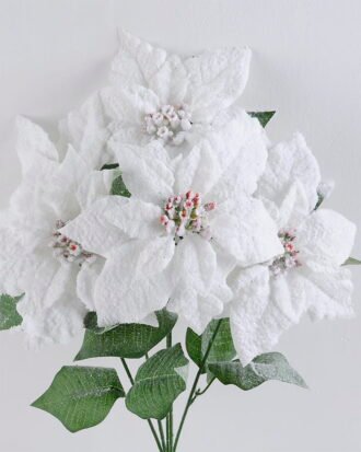 Artificial Flower 26*47CM Poinsettia bush*5 GS-57519004CONTI-W1