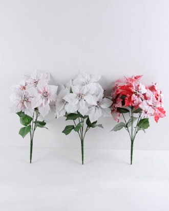 Artificial Flower 26*47CM Poinsettia bush*5 GS-57519004CONTI