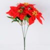 Artificial Flower 31*40CM Poinsettia spray*5 GS-37319129