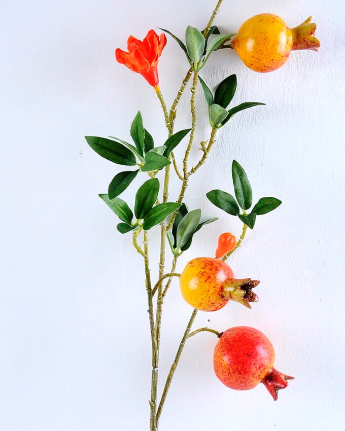 Artificial Flower 16*77CM Pomegranate spray GS-44220009-Y1 2 Artificial Flower 16*77CM Pomegranate spray GS-44220009-Y1