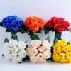 Artificial Flower 18*25CM Rose Bouquet*9 GS-37920001