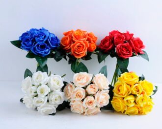 Artificial Flower 18*25CM Rose Bouquet*9 GS-37920001 Bouquet YeahFlower is one of Chinese leading OEM manufacturers and exporters , supplying the silk flowers, wholesale artificial trees Artificial Flower 18*25CM Rose Bouquet*9 GS-37920001