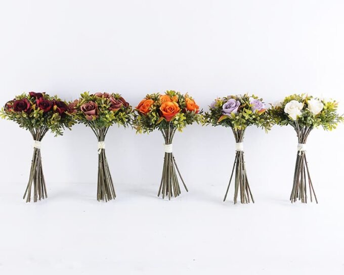 Artificial Flower 7*7*24CM Rose Bush*15 GS-06919103-O1